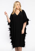 Kaftan Feathers DOLCE - black - #1