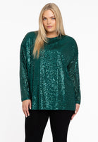 Tunic square paillette - green - #1