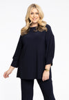 Tunic Square Puff Sleeve DOLCE - blue