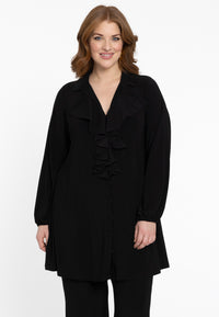 Blouse ruffle DOLCE - black - #1