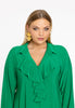 Blouse ruffle DOLCE - green  - #5