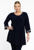 Tunic wide bottom stones DOLCE - blue