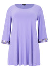 Tunic wide bottom stones DOLCE - light purple - #4