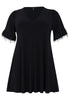 Tunic wide bottom party DOLCE - black  - #4