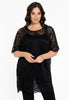 Shirt Tee LACE - black 