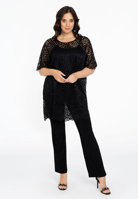 Shirt Tee LACE - black  - #2