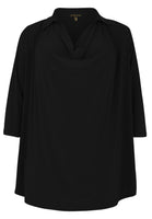 Tunic flare waterfall DOLCE - black  - #3