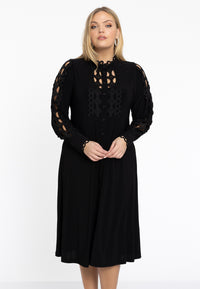 Dress buttoned DOLCE - black - #1