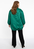 Bomber long SATIN - green - #3