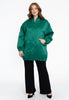 Bomber long SATIN - green - #2