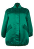 Bomber long SATIN - green - #4