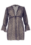 Cardigan ruffled LEONA - grey - #4