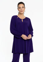 Tunic wide bottom cut-out DOLCE - purple - #1