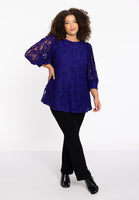 Tunic flare LACE - purple - #5