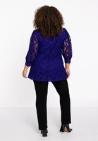 Tunic flare LACE - purple - #3