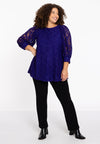 Tunic flare LACE - purple 