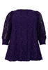 Tunic flare LACE - purple - #4