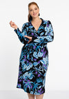 Wikkeljurk diana - blauw