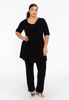 Tunic wide bottom CORSAGE - black - #2