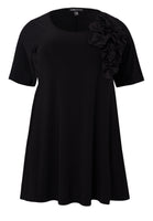 Tunic wide bottom CORSAGE - black - #3