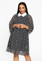 Dress swing DOTS - black - #1