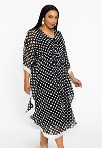 Kaftan DOTS - black - #1