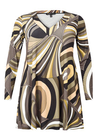 Tunic wide bottom EMILY - light green - #1