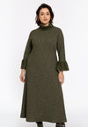 Long dress RIB - light green