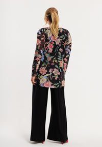 Tunic ORIENTAL FLOWER - black - #3