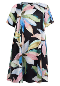 Dress swing PASTEL SKY - black - #4
