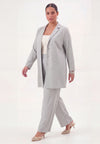 Blazer relaxed pinstripe - Grijs