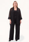Duster chiffon - Zwart