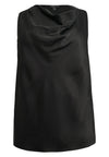 Singlet waterfall SATIN - black - #3