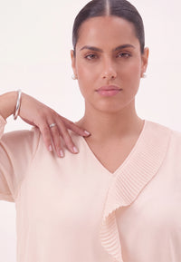 Tunic A-Line CHIFFON - pink - #4