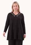 Tunic A-line ECO VERO - black - #2