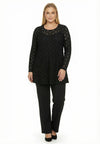Tunic flare DENTEL - black - #1