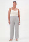 Pantalon pinstripe - Grijs