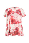 Tunic A-line ISLA - red - #4