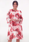 Dress A-line ISLA - red 