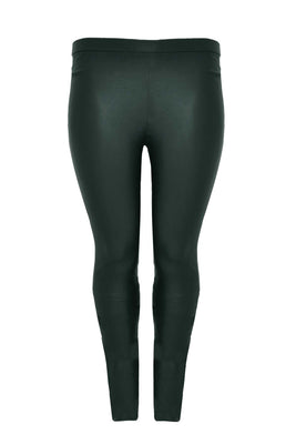 Legging full stretch leather - green  - #1