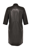 Dress/Blouse leather - black - #3