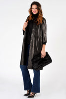 Dress/Blouse leather - black - #2