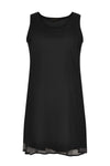 Singlet long VOILE - black 