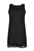 Singlet long VOILE - black 