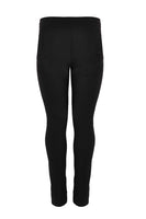 Trousers slit midfront - black  - #3