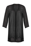 Blouse-jacket voile UNI - black - #4