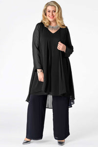 Blouse-jacket voile UNI - black - #2