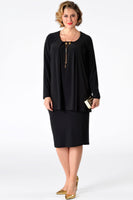 Shirt pleated necklace DOLCE - black  - #2