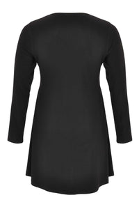 Shirt wide bot necklace DOLCE - black - #3