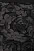 Dress leather roses stroke - black  - #5